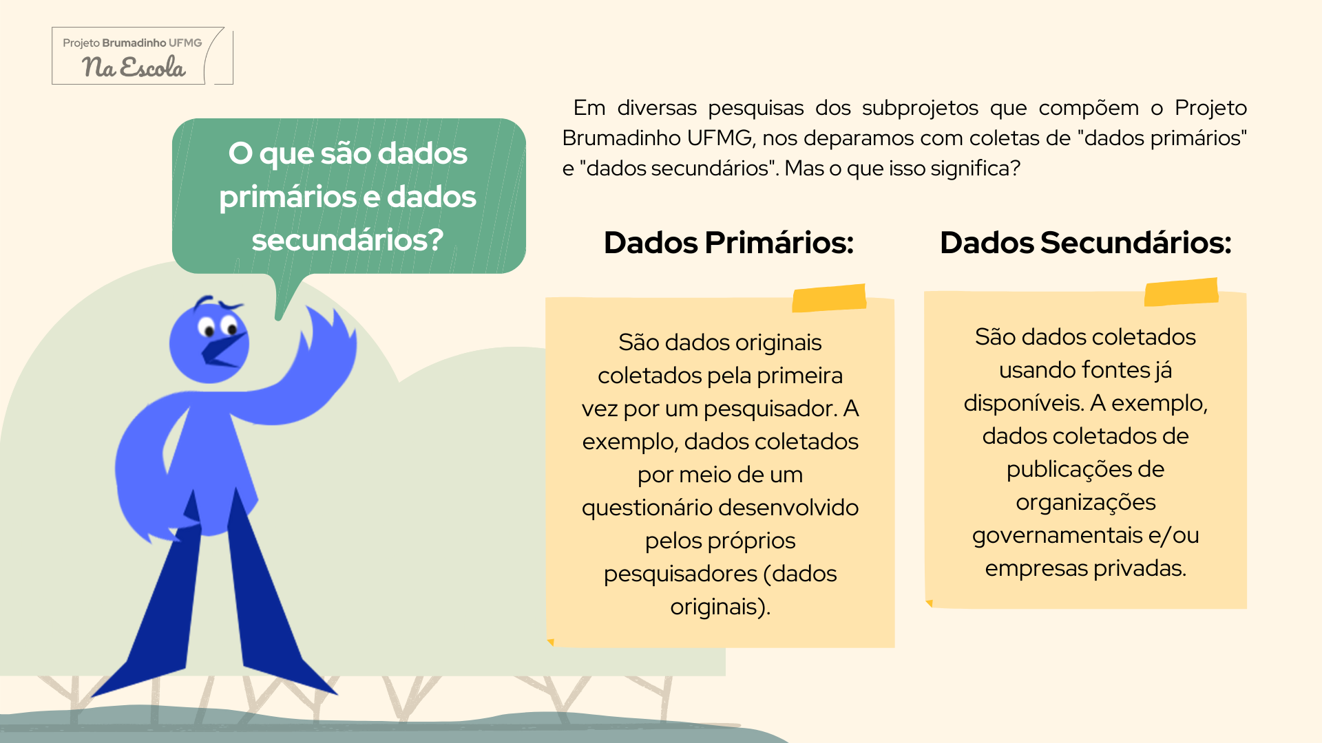 Dados primários e secundários