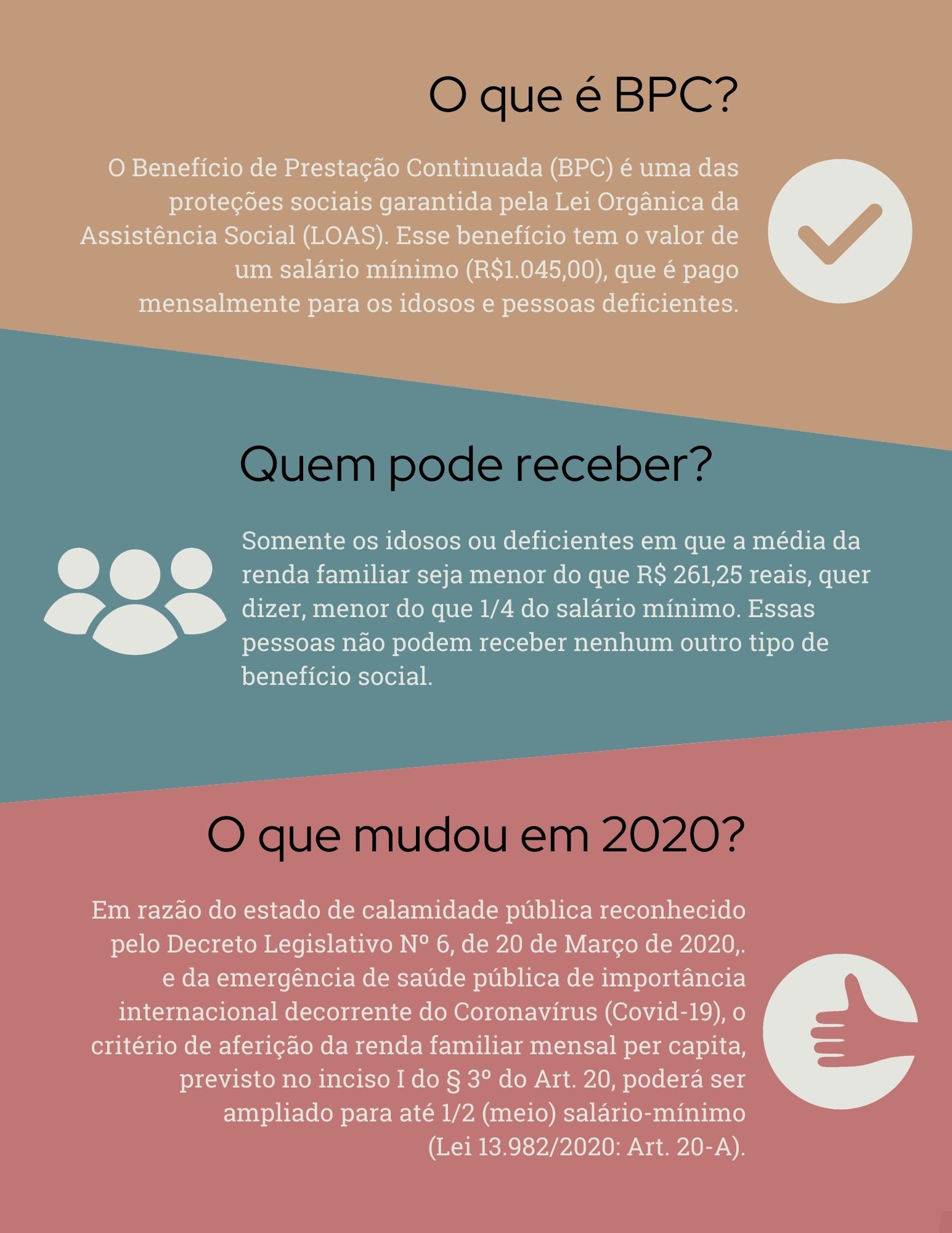 Texto explicativo sobre o BPC